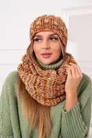 Dámský set s fleecem 4 Pory Roku K263 camel+foxy