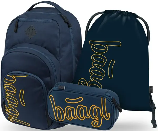 3 SET Coolmate Lux: batoh, penál, sáček - -