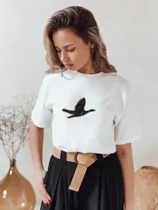 Dámské triko BRILD ecru