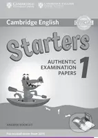Cambridge English Starters 1 for Revised Exam from 2018 Answer Booklet - kniha z kategorie Pro děti
