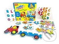 Zvukové puzzle - Písmenkový traktor - puzzle z kategorie Maxi dílky