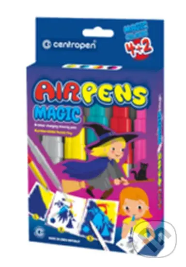 Centropen Foukací fixy AIR PENS magic 6 ks,Centropen Foukací fixy AIR PENS magic 6 ks