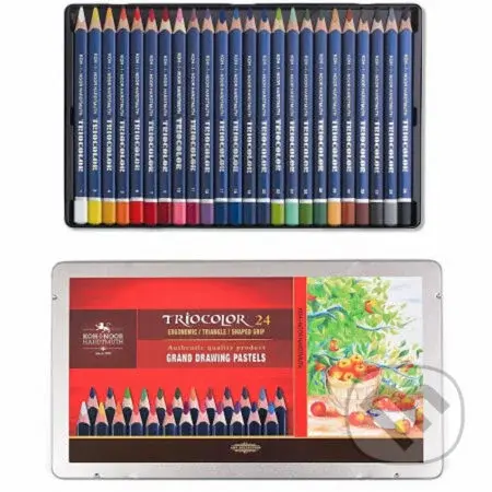 Koh-i-noor souprava trojhraných JUMBO pastelek 24 ks