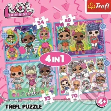 LOL Surprise Seznamte se s panenkami 4v1 - puzzle z kategorie Maxi dílky