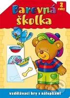 Barevná školka (2 roky) (Vzdělávací hry s nálepkami) - kniha z kategorie Úkoly pro děti