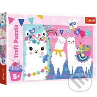 Roztomilé lamy - puzzle z kategorie Maxi dílky