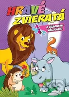 Hravé zvieratá - kniha z kategorie Omalovánky, vystřihovánky, papír