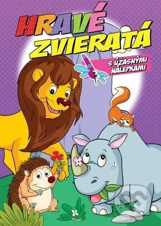 Hravé zvieratá - kniha z kategorie Omalovánky, vystřihovánky, papír