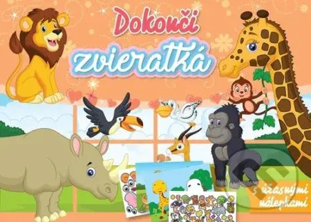 Dokonči zvieratká - kniha z kategorie Omalovánky