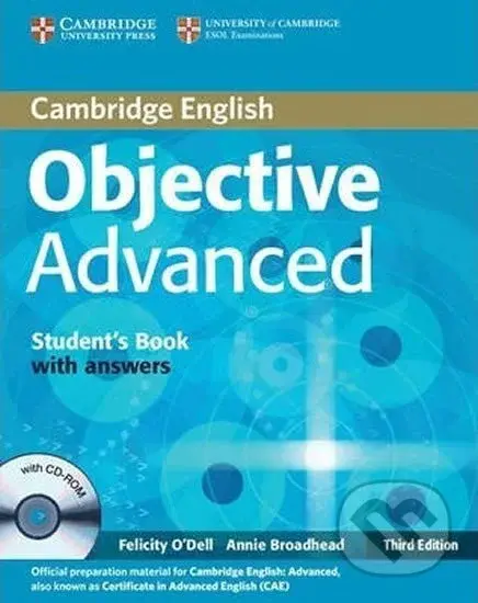 Objective Advanced 3rd Edn: SB w Ans w CD-ROM - Felicity O´Dell - kniha z kategorie Jazykové učebnice a slovníky