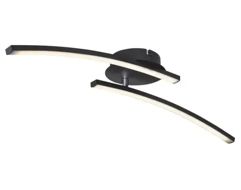 Stropné LED osvetlenie Tansy 59 cm, čierne%