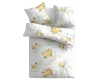 Obliečky Forever, vzor oranžovo-žltej ruže, bavlna renforcé%