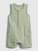 GAP Baby overal gen good shorty one-piece Zelená