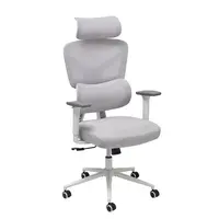 MID.YOU OTOČNÁ ŽIDLE, síťovina, šedá