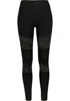 Women's leggings with laces black