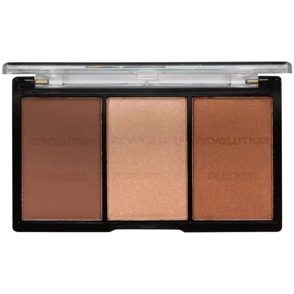 Revolution Ultra Sculpt & Contour paleta na kontury obličeje odstín 04 Ultra Ligt/Medium 11 g