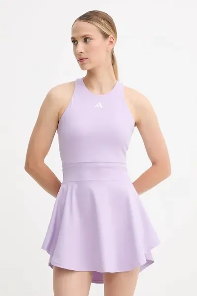 Sportovní šaty adidas Performance GAMESET fialová barva, mini, JW2980