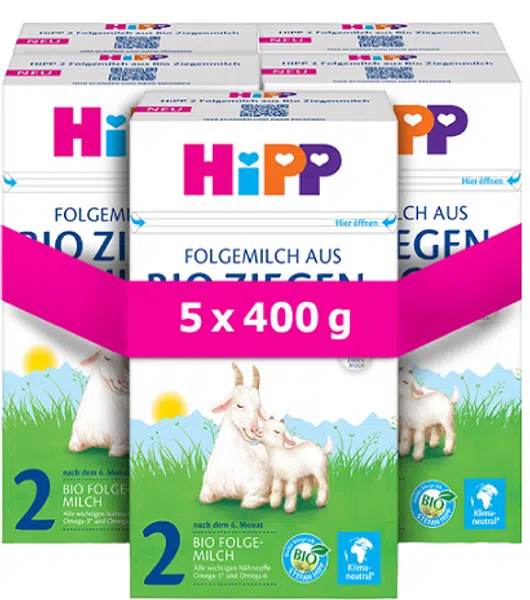 HIPP Mléko 2 BIO kozí 5 x 400 g