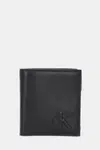 Kožená peněženka Calvin Klein pánská, černá barva, LV04G1074G