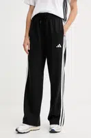 Tepláky adidas Essentials dámské, černá barva, s aplikací, JW7182