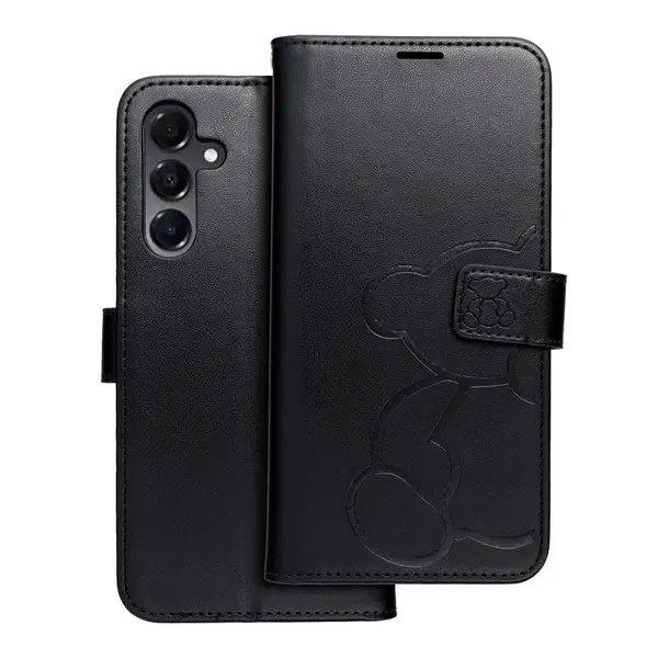 Flipové pouzdro MEZZO Book case pro Samsung Galaxy A16 5G, teddy bear black