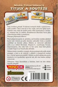 Mars: Teraformace – Tituly a soutěže