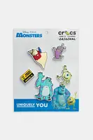 Připínačky na dětské boty Crocs Monsters Inc 5Pck 5-pack