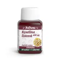MEDPHARMA Kyselina listová 400 mcg 37 tablet