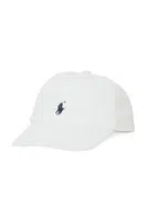 Dětská bavlněná kšiltovka Polo Ralph Lauren bílá barva, 320552489001
