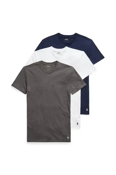 Bavlněné tričko Polo Ralph Lauren 3-pack