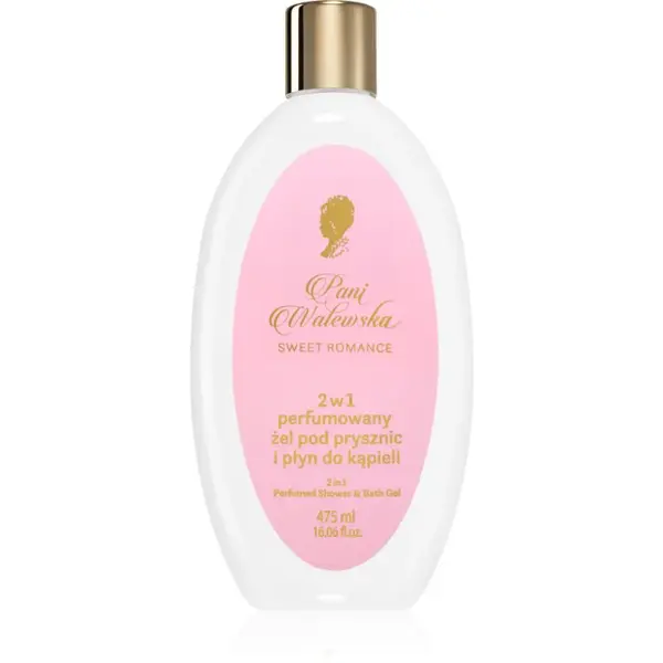 Pani Walewska Sweet Romance krémový sprchový gel a gel do koupele 475 ml
