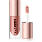 Revolution Pout Bomb lesk na rty pro větší objem s vysokým leskem odstín Doll 4.6 ml