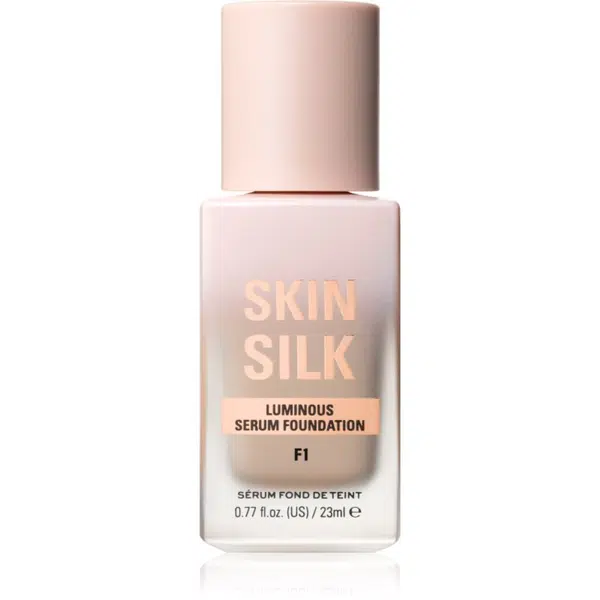 Makeup Revolution Skin Silk Serum Foundation lehký make-up s rozjasňujícím účinkem odstín F1 23 ml