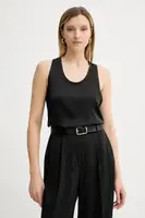 Halenka MICHAEL Michael Kors dámská, černá barva, hladká, MT540TXAYJ