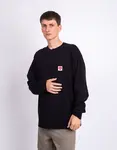 Carhartt WIP L/S Pocket Heart T-Shirt Black/Red S