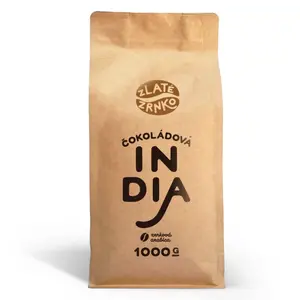 Káva Zlaté Zrnko - India - "ČOKOLÁDOVÁ" 1kg