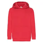 Red children's sweatshirt Classic kangaroo Fruit of the Loom