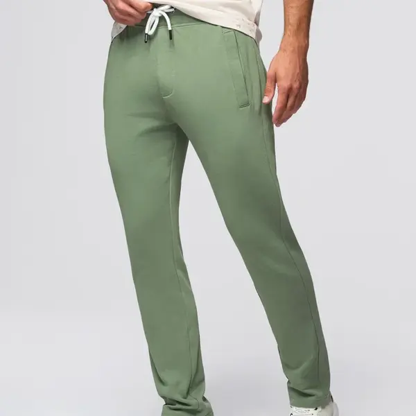 Ombre Men's sweatpants with unlined leg - green