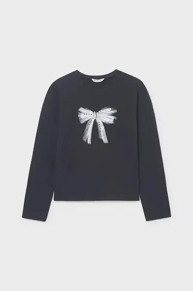 Detská bavlnená košeľa s dlhým rukávom Mayoral