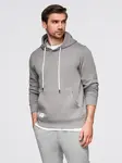 Ombre Men's kangaroo hooded sweatshirt - gray