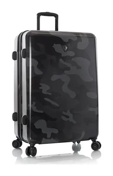 Veľký cestovný kufor Heys Black Camo L