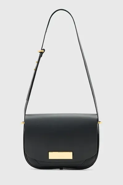 Kožená kabelka AllSaints ETTA