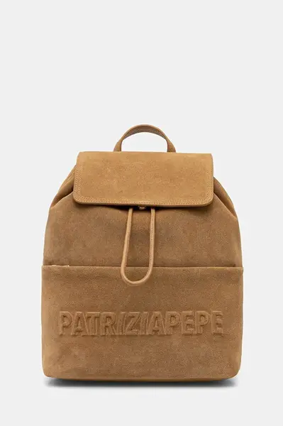 Semišový ruksak Patrizia Pepe