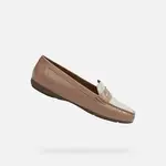 Light brown women's moccasins Geox Annytah MOC - Women's