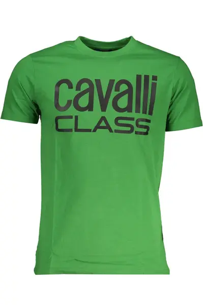 Zelené pánske tričko Cavalli Class
