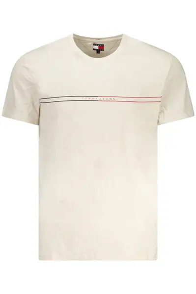 Pánske béžové tričko Tommy Hilfiger