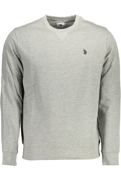 Šedá pánska mikina US Polo