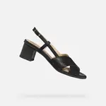 Black women's sandals Geox Aurely 50 - Women's