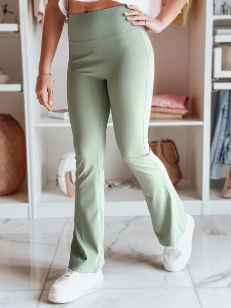 Legginsy damskie dzwony FARAFII miętowe Dstreet
