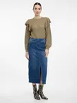 Dark blue women's denim maxi skirt ORSAY - Women's